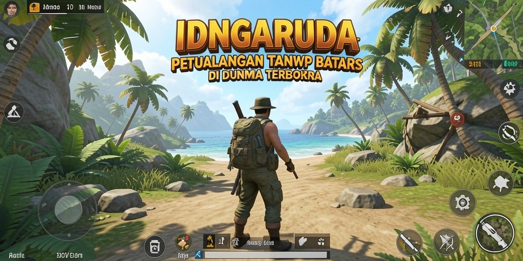 Screenshot gameplay IDNGARUDA menunjukkan petualangan yang mendebarkan.