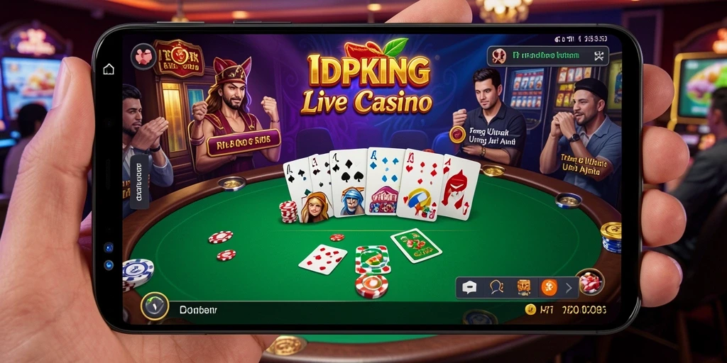 Tampilan gameplay Live Casino yang menarik dan interaktif.