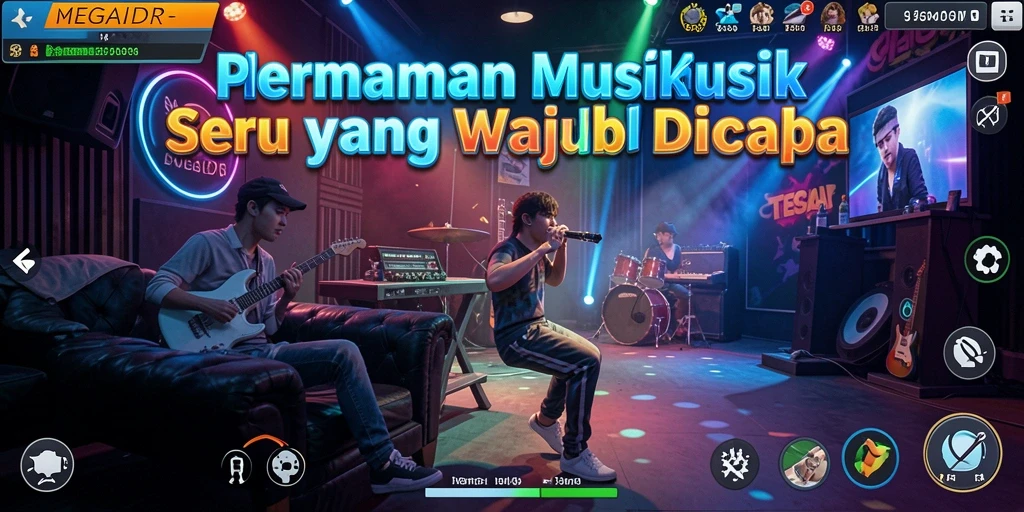 Tampilan gameplay MEGAIDR yang menarik dan penuh energi.