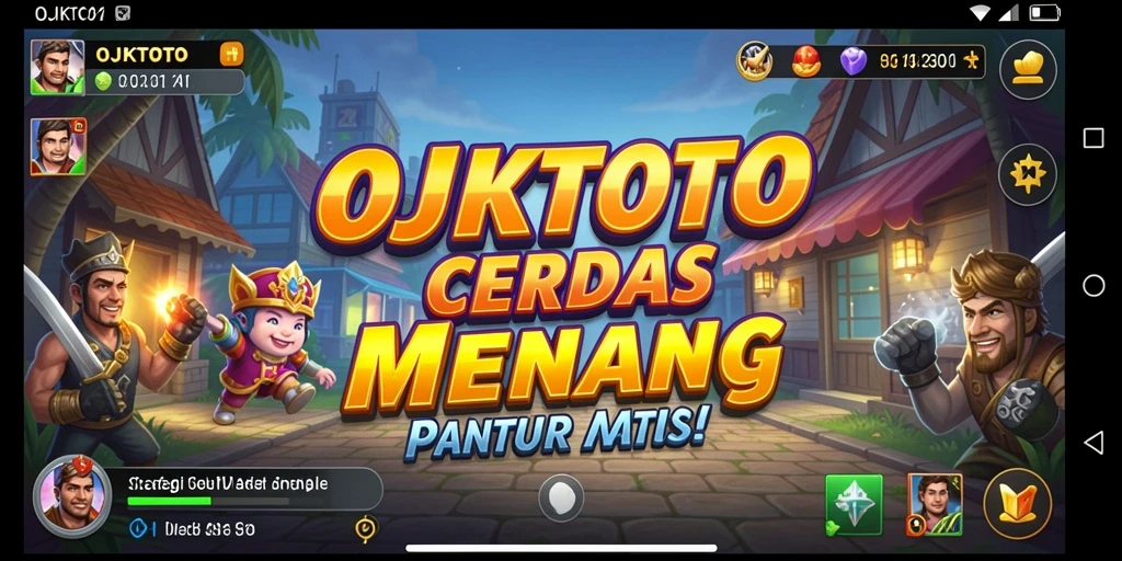 Tampilan gameplay OJKTOTO yang menegangkan dan strategis.