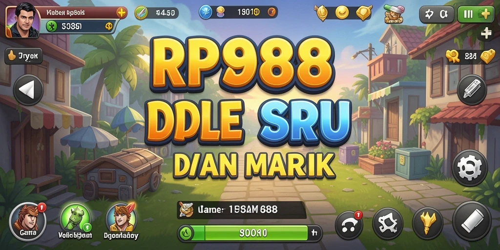 Gameplay RP888 memperlihatkan karakter yang beraksi dalam menjalani misi Idle.
