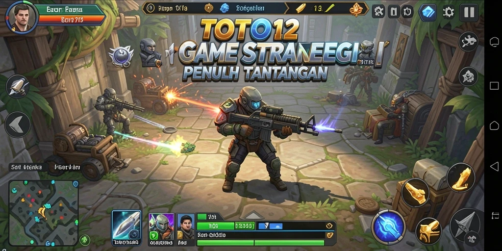 Tampilan gameplay TOTO12 yang menantang dan menarik.